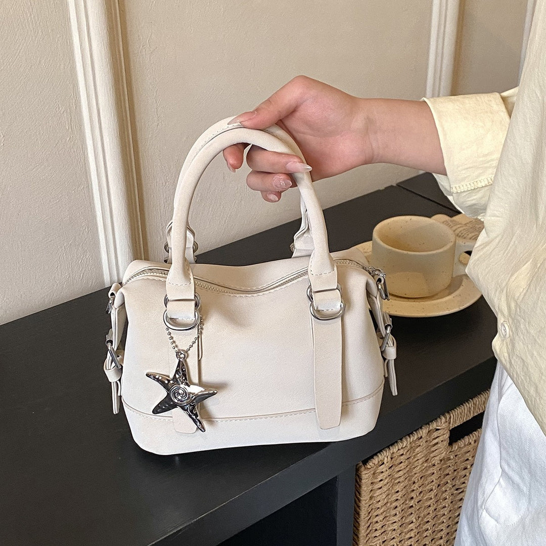 Damen modische Handtasche mit verspieltem Sternenanhänger Nord Taschen