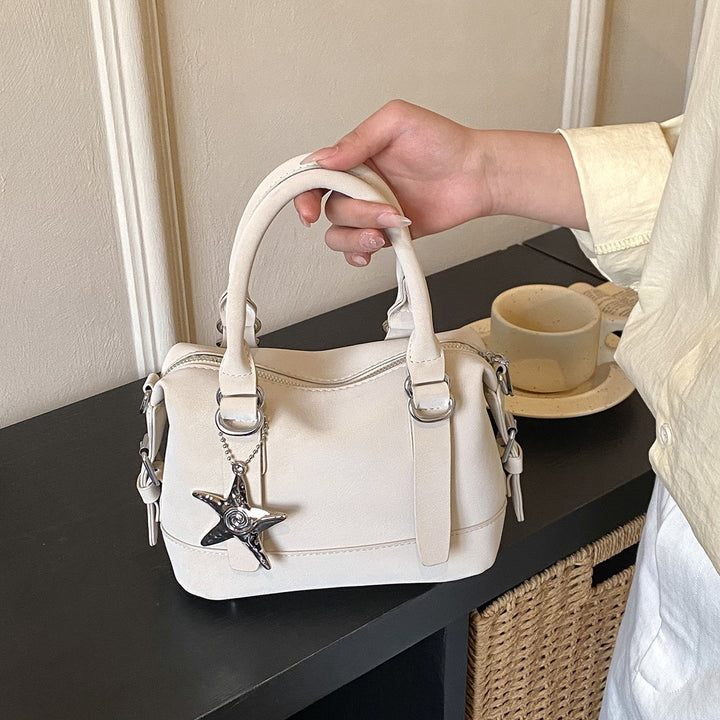 Damen modische Handtasche mit verspieltem Sternenanhänger Nord Taschen