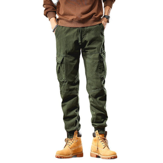 Herren Utility-Cargohose mit elastischem Saum und Knieverstärkung Nord Taschen