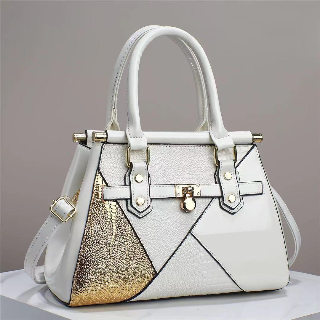 Damen Handtasche mit geometrischem Design und luxuriösen Materialien Nord Taschen