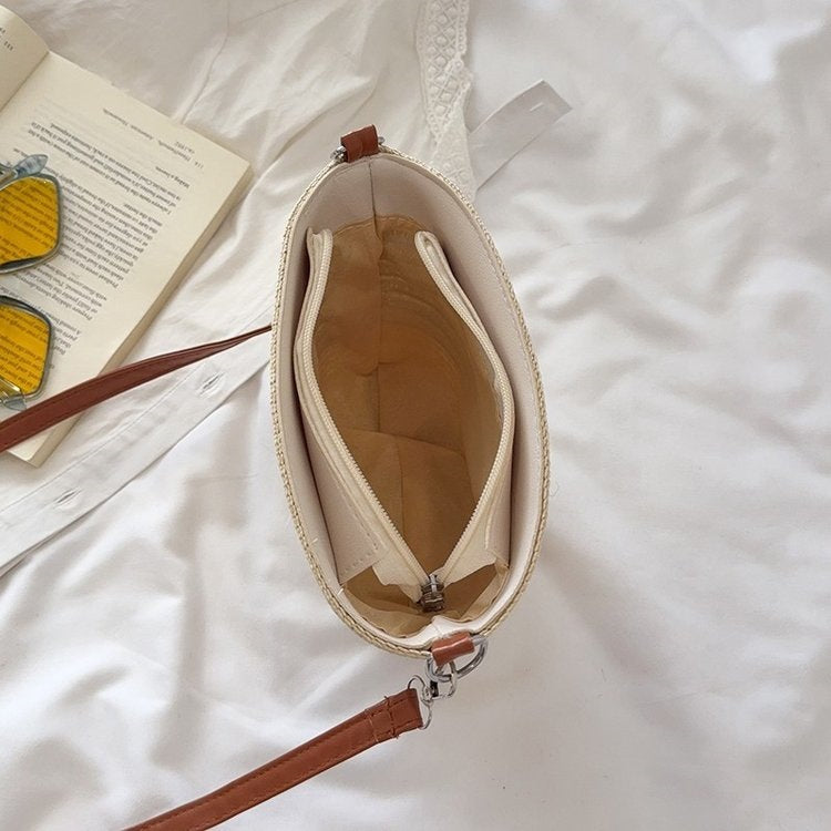 Damen Umhängetasche im modernen geflochtenen Design Nord Taschen