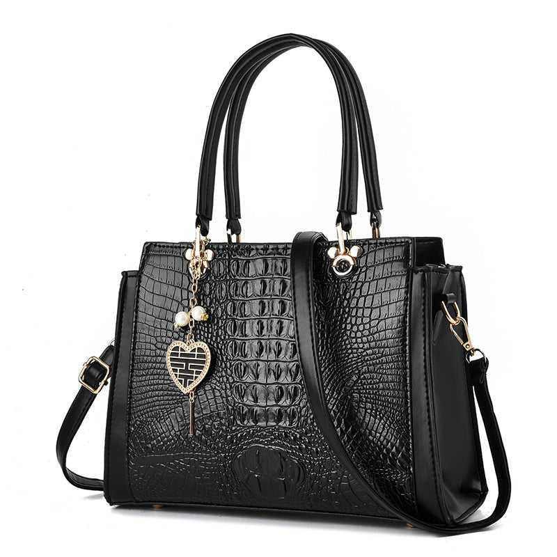 Damen stilvolle Handtasche mit eleganter Prägung Nord Taschen