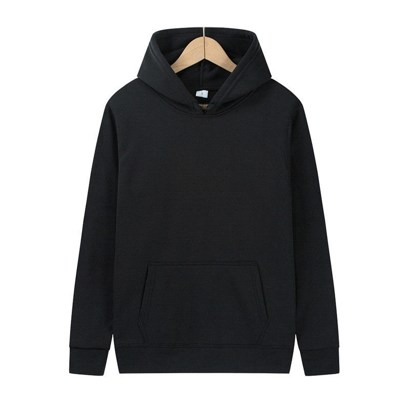 Unisex nan minimalistischer Kapuzenpullover ohne Reißverschluss mit innen angerautem French-Terry und integrierter Kängurutasche Nord Taschen