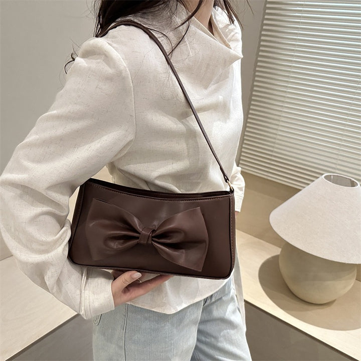 Damen elegante Handtasche mit Schleifenakzent Nord Taschen
