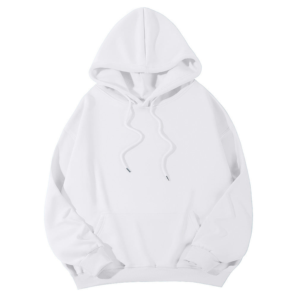 Unisex nan Oversize-Fleece-Hoodie mit tiefer Schulter, Kängurutasche und breitem Rippbund Nord Taschen