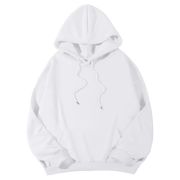 Unisex nan Oversize-Fleece-Hoodie mit tiefer Schulter, Kängurutasche und breitem Rippbund Nord Taschen