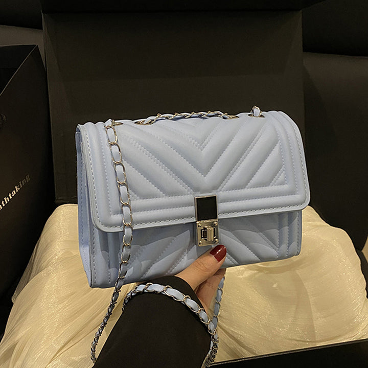 Damen Handtasche mit innovativem Ketten-Riemen Nord Taschen