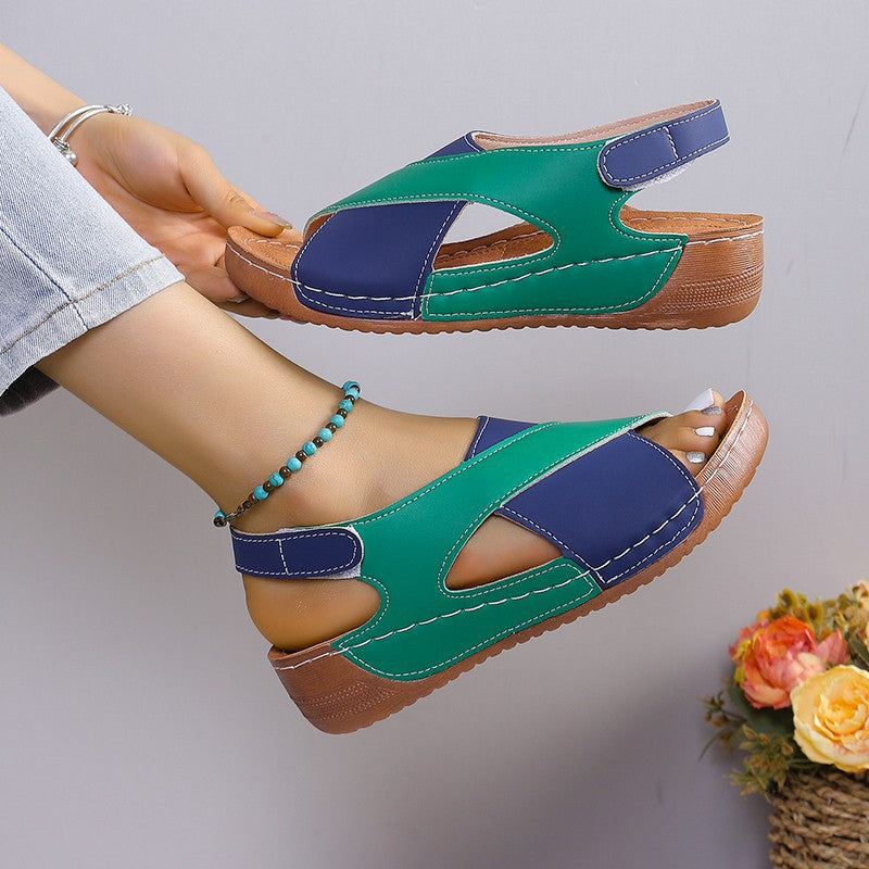 Damen Komfort-Sandalen mit anatomisch geformtem Fußbett und rutschfester Sohle