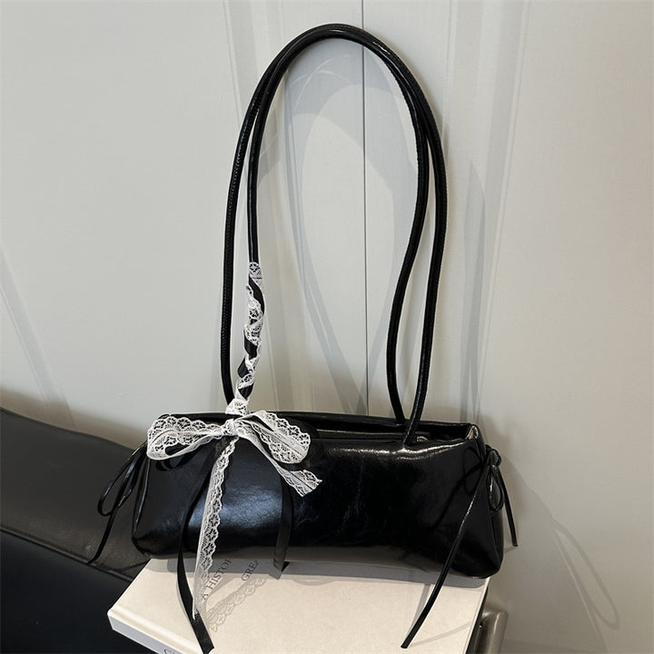 Damen Umhängetasche mit verspieltem Bindungsdetail Nord Taschen