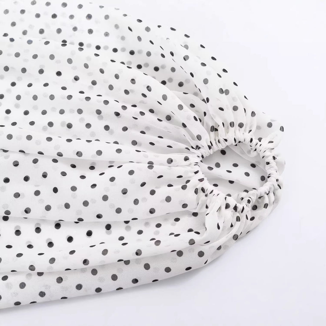 Damen Weite Chiffon‑Bluse mit Schleifenkragen und voluminösen Ballonärmeln Nord Taschen