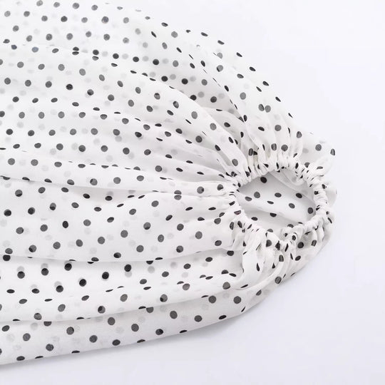 Damen Weite Chiffon‑Bluse mit Schleifenkragen und voluminösen Ballonärmeln Nord Taschen