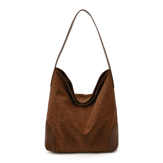 Damen Hobo-Tasche aus weichem Veloursleder mit eleganter Silhouette Nord Taschen