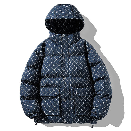Herren Wattierter Kapuzenparka mit Thermofüllung wasserabweisender Oberfläche & Multifunktionstaschen Nord Taschen