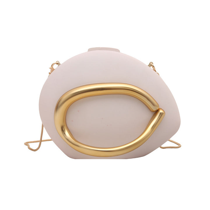 Damen Clutch Tasche mit elegantem Goldakzent Nord Taschen