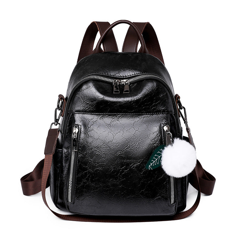 Damen modischer Rucksack mit eleganter Struktur und praktischen Reißverschlusstaschen Nord Taschen