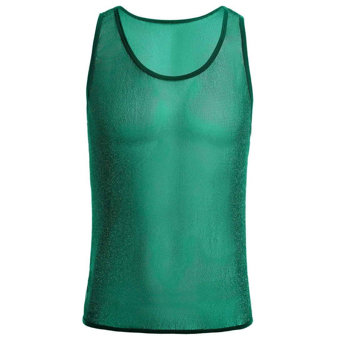 Herren Sportliches Netz-Tanktop