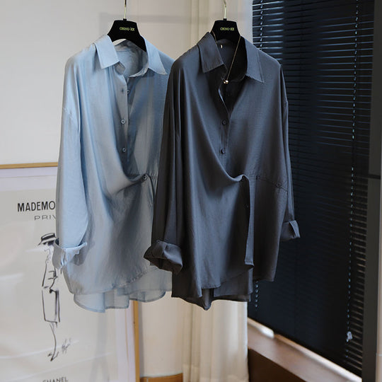 Damen Elegante Bluse Nord Taschen