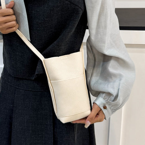 Damen minimalistischer Handyhalter mit praktischem Schultertrageriemen Nord Taschen