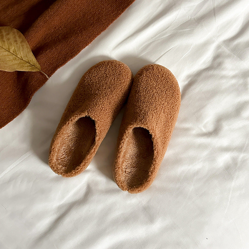 Damen Gefütterte Hausschuhe‑Slipper aus Teddyfleece mit gepolstertem Komfortfußbett Nord Taschen