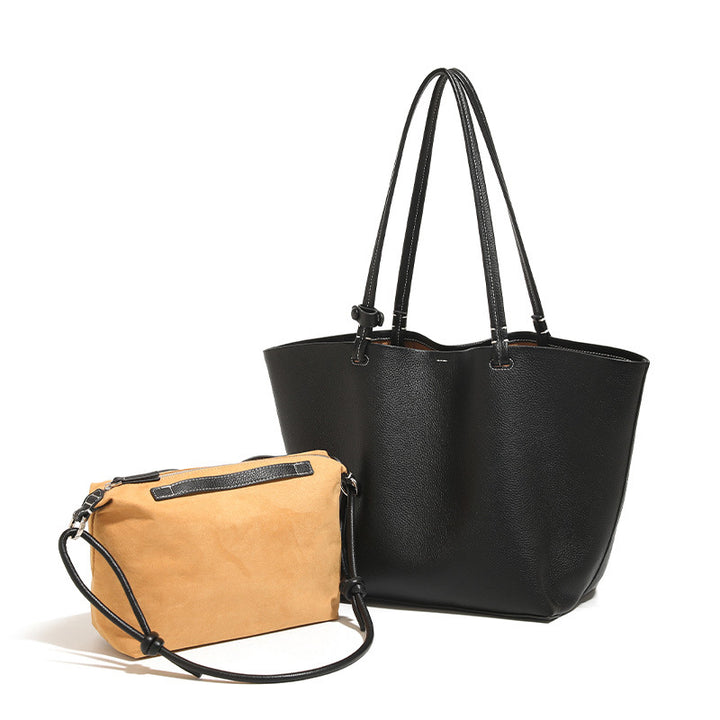 Damen Tragetaschen-Set aus hochwertigem Kunstleder mit praktischer Mini-Tasche Nord Taschen