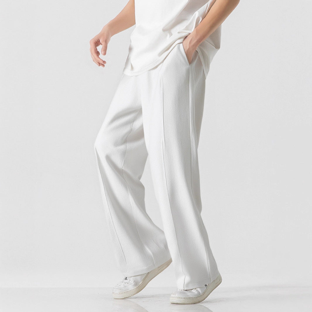 Herren Elegante, weite Freizeithose aus atmungsaktivem Gew Nord Taschene