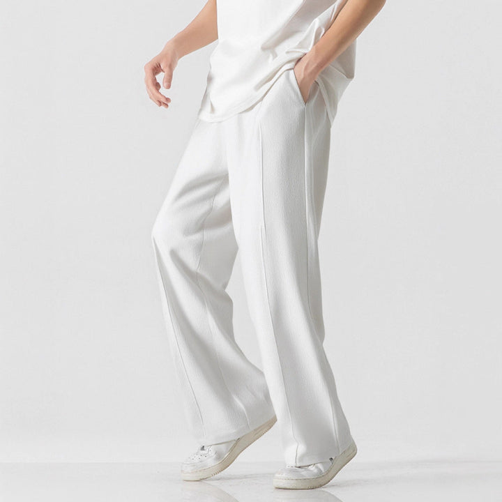 Herren Elegante, weite Freizeithose aus atmungsaktivem Gew Nord Taschene
