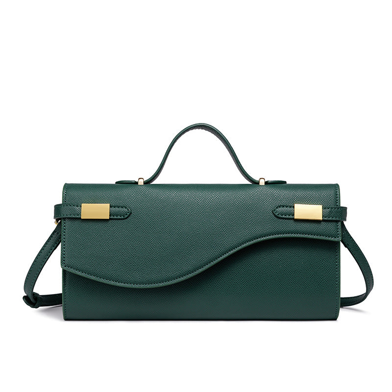 Damen Handtasche mit modernem Wellenmuster und elegantem Verschluss Nord Taschen