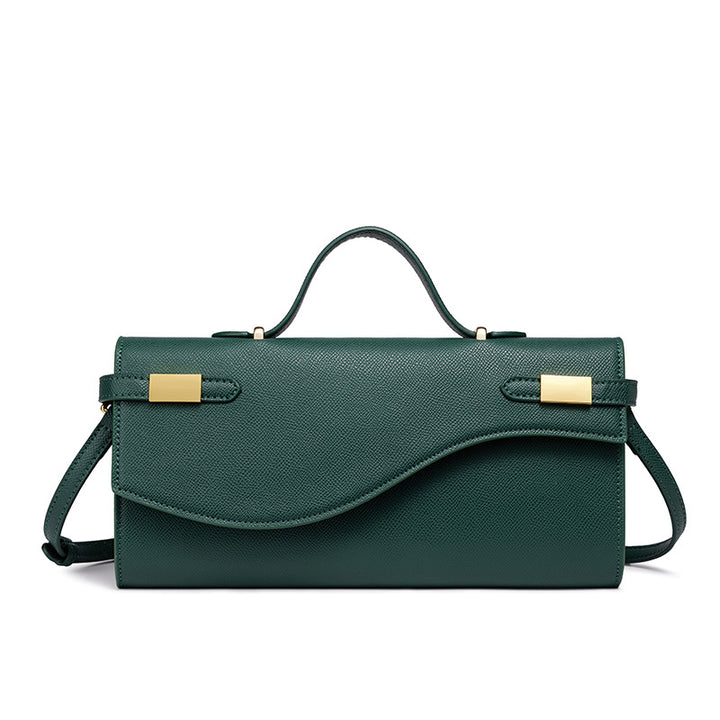 Damen Handtasche mit modernem Wellenmuster und elegantem Verschluss Nord Taschen