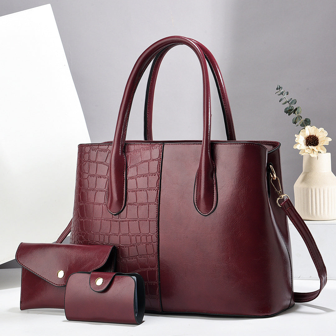 Damen Tote-Handtasche mit abnehmbarem Zubehör Nord Taschen
