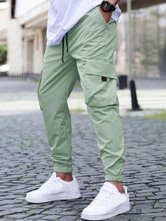 Herren technische Travel-Joggerhose mit integriertem Sicherheitsfach elastischem Tunnelzugbund und wasserabweisender Beschichtung Nord Taschen