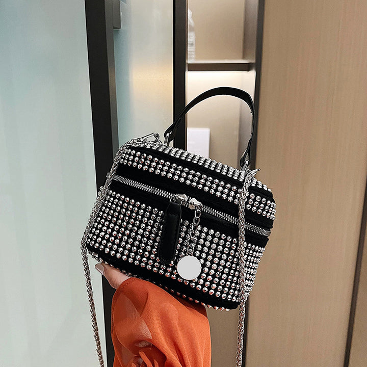 Damen Glamouröse Handtasche mit funkelnden Strassverzierungen Nord Taschen 1780428123