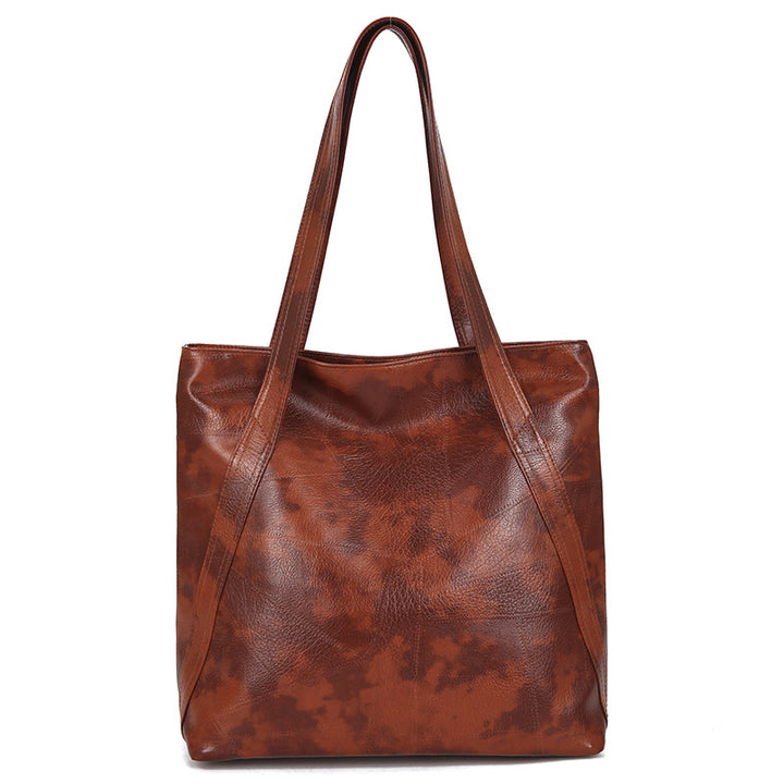 Damen elegante Einkaufstasche aus PU-Leder mit strukturiertem Design Nord Taschen