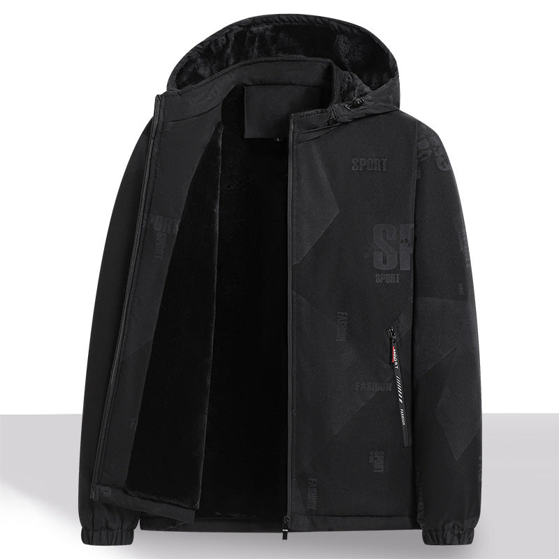 Herren Sportliche Warmjacke Nord Taschen