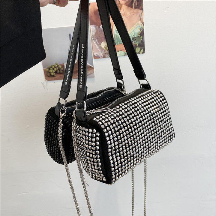 Damen Glamouröse Clutch-Tasche mit funkelnden Strassverzierungen Nord Taschen 1780427330