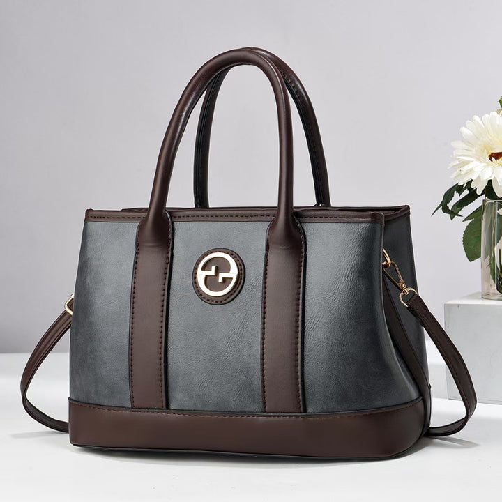 Damen elegante Handtasche mit glänzenden Akzenten Nord Taschen