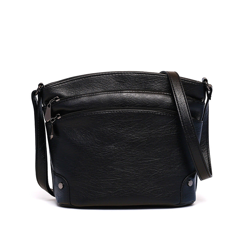 Damen Umhängetasche mit eleganter zweifacher Fächerausstattung Nord Taschen
