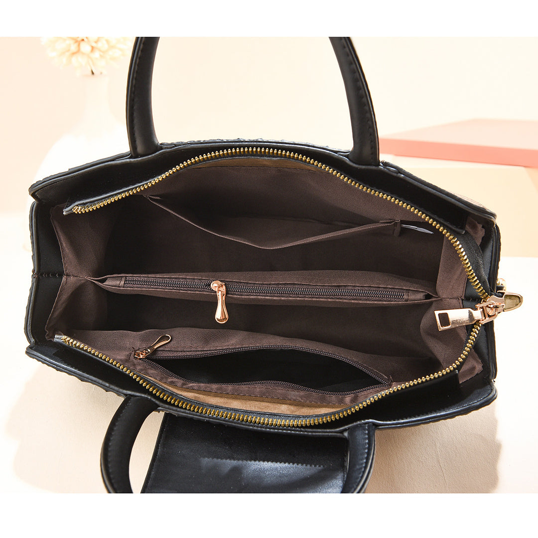 Damen elegante Handtasche im luxuriösen Krokodil-Look Nord Taschen
