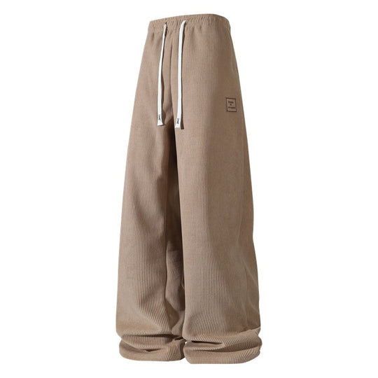 Damen Gefütterte Cord-Jogginghose mit Teddyfutter, Kordelzugbund & Seitentaschen Nord Taschen