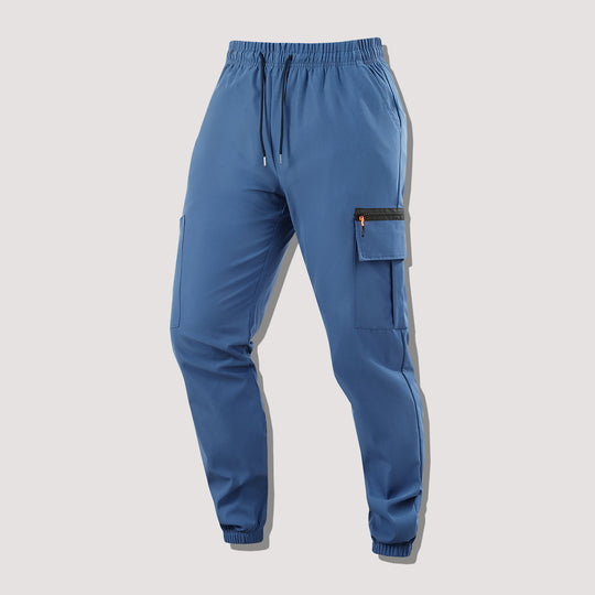 Herren Funktionale Cargo-Jogginghose mit Reißverschlusstasche und elastischem Bund Nord Taschen