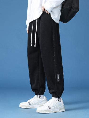 Unisex lässige Freizeit-Jogginghose aus Baumwollmix mit elastischem Bund und Saumbündchen Nord Taschen