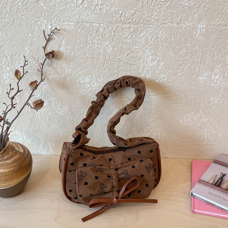 Damen modische Handtasche mit verspieltem Schleifendetail Nord Taschen