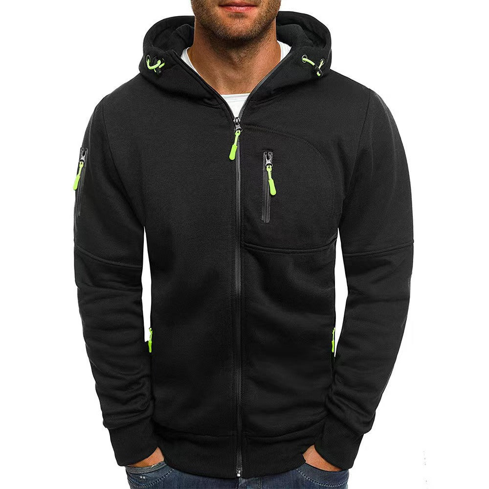 Herren Sportliche Kapuzenjacke mit praktischen Taschen Nord Taschen