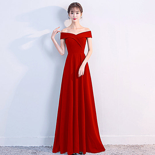 Elegantes Off-Shoulder Abendkleid