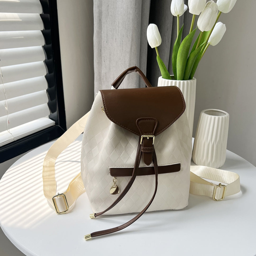 Damen stilvoller Rucksack mit geflochtenem Design Nord Taschen
