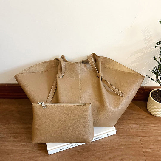 Damen vielseitige Handtasche mit abnehmbarem Kosmetiktäschchen Nord Taschen