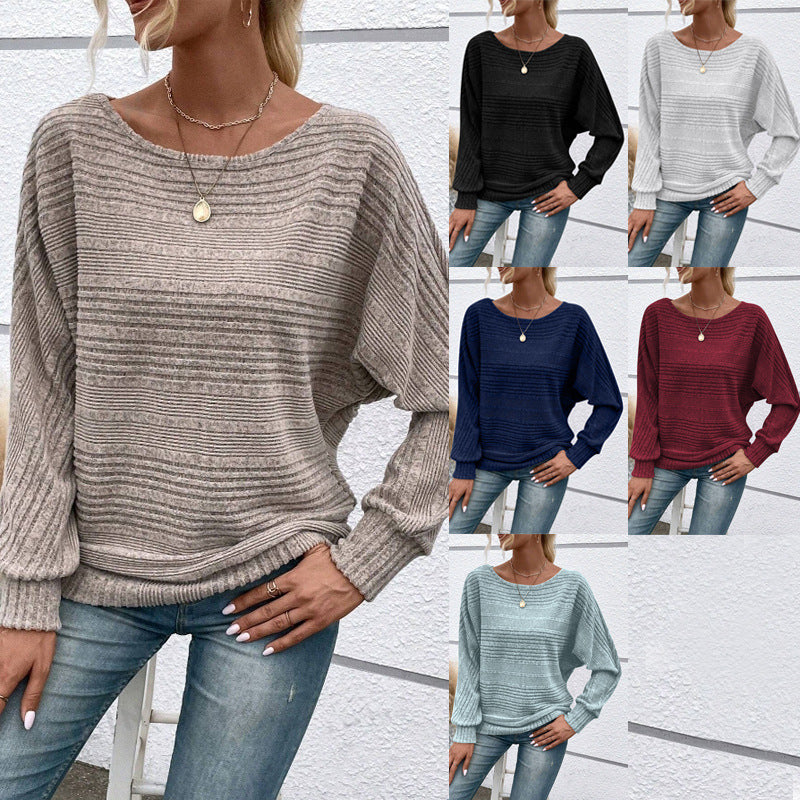 Damen Komfortabler Strickpullover Nord Taschen