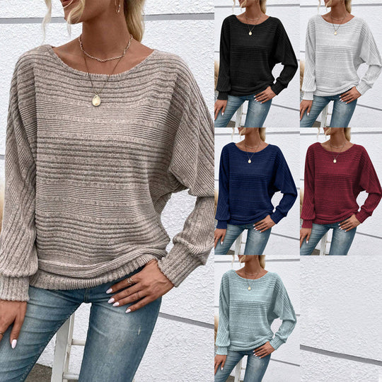 Damen Komfortabler Strickpullover Nord Taschen
