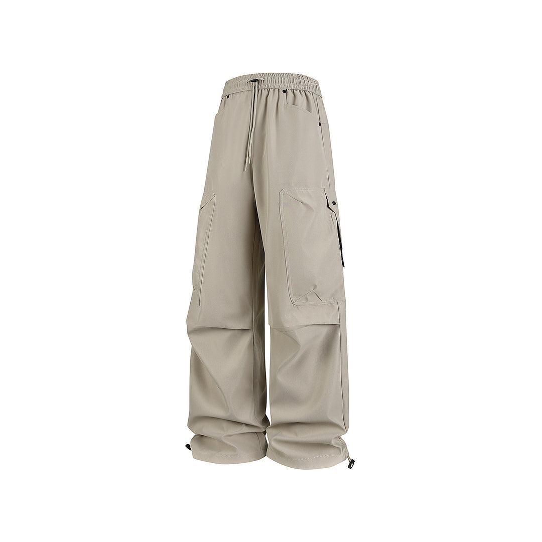 Herren Extraweite Utility-Cargohose im Joggerstil mit Tunnelzugbund und verstellbaren Beinabschlüssen Nord Taschen