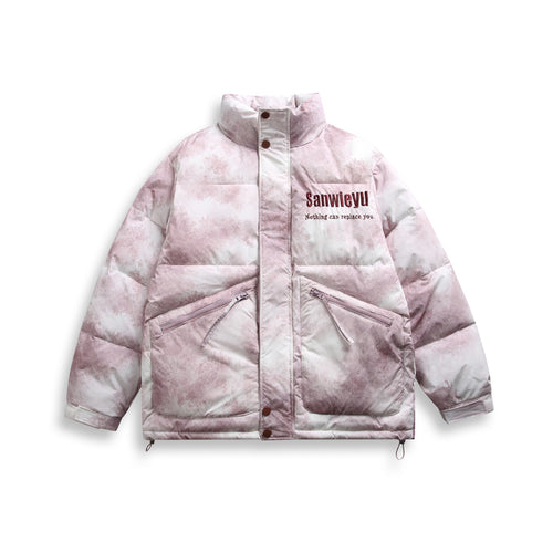 Unisex Kurz geschnittene wattierte Blousonjacke im Boxy‑Schnitt mit hohem Stehkragen und diagonalen Reißverschlusstaschen Nord Taschen