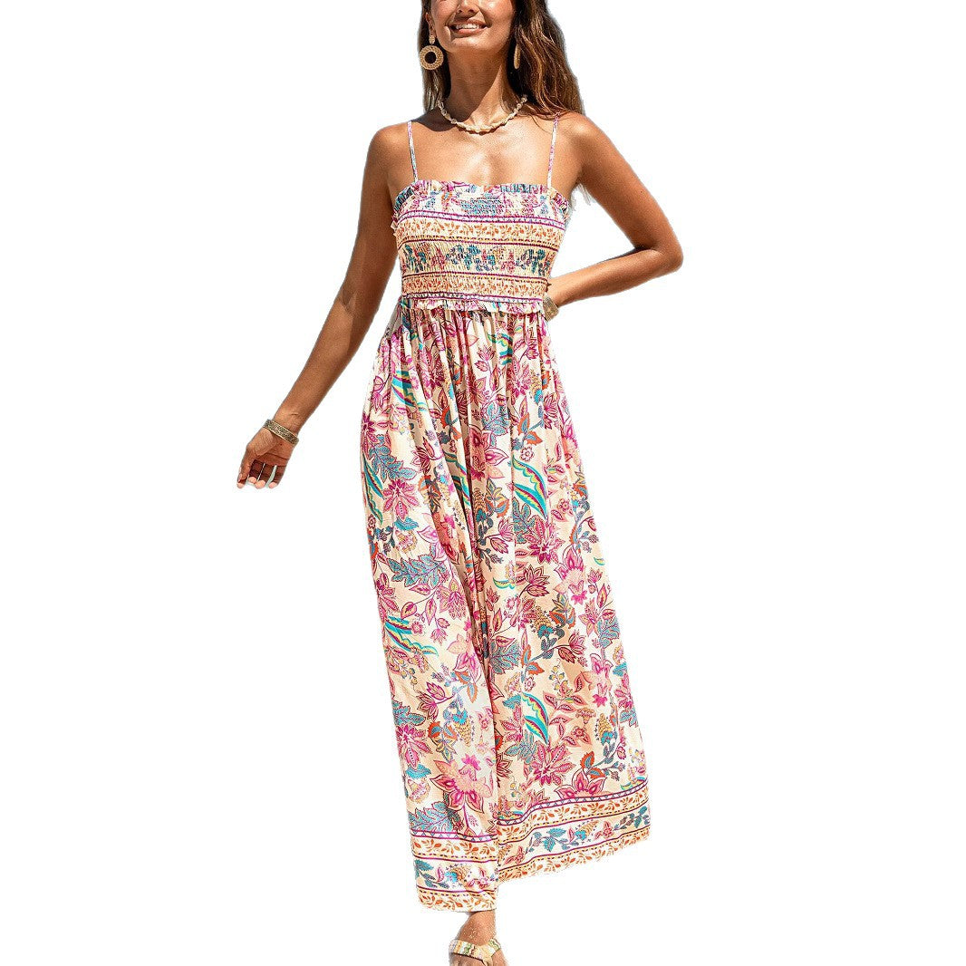 Damen Maxikleid Nord Taschen